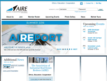 Tablet Screenshot of aire-brokers.org